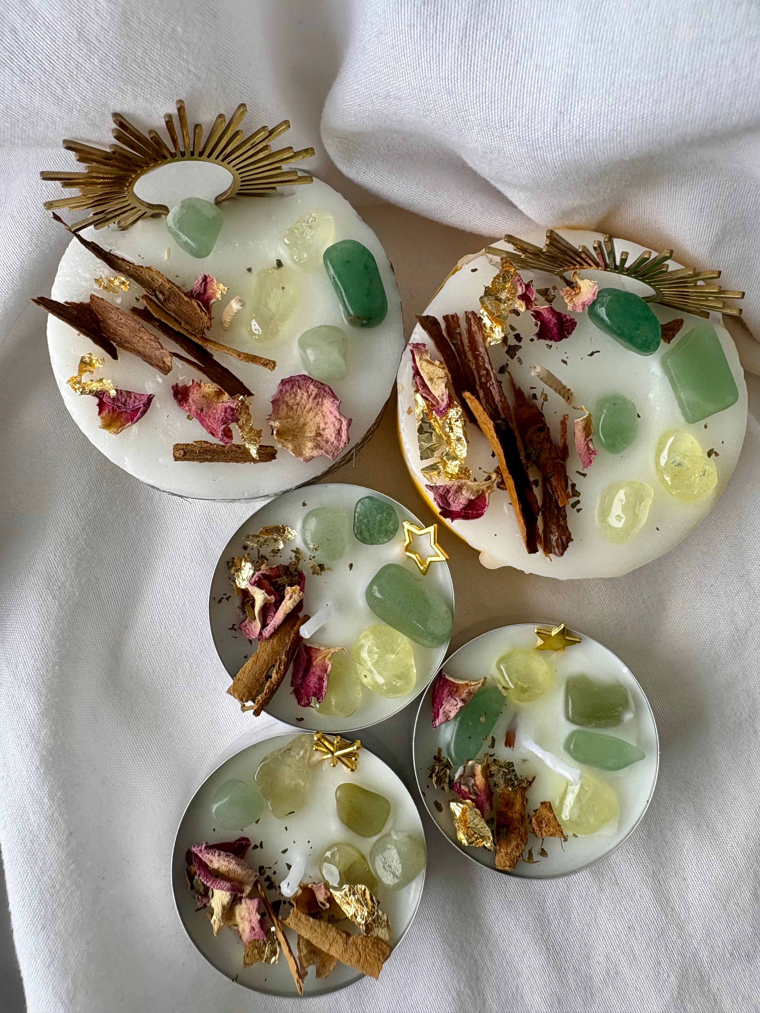 Grandes bougies d'intention