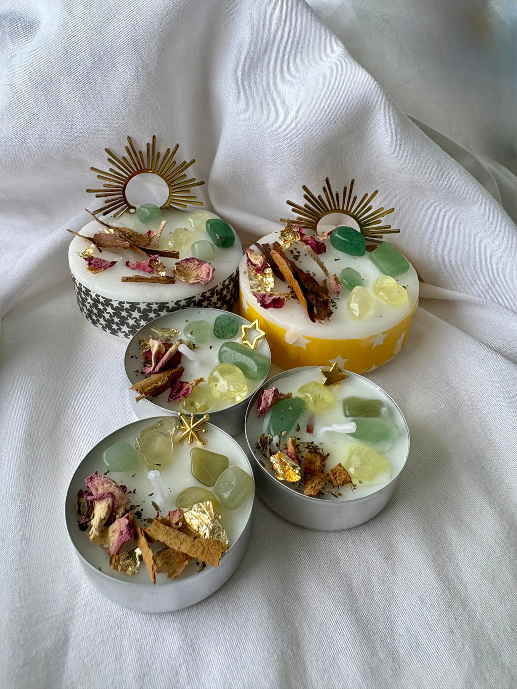 Petites bougies d'intention