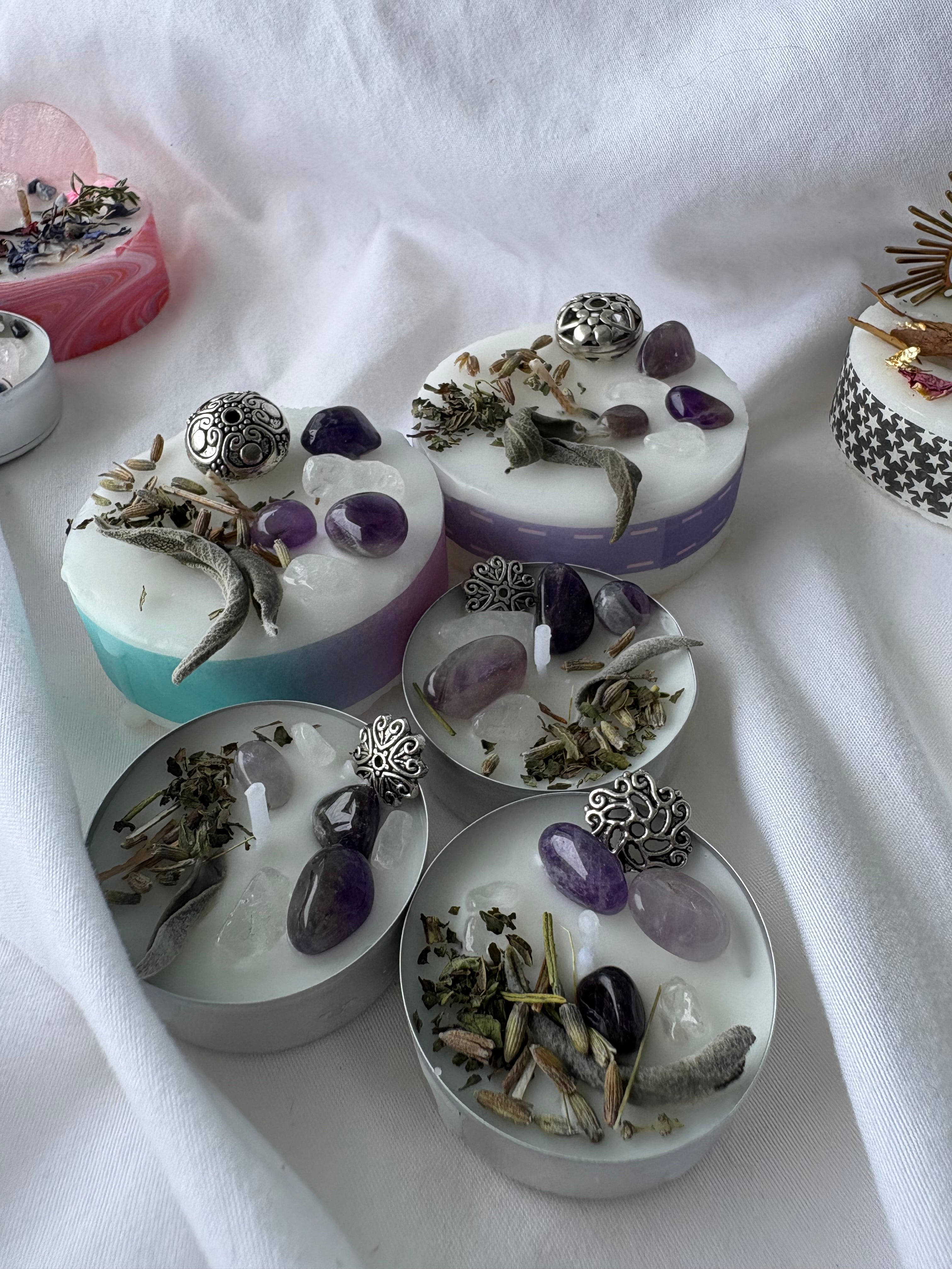 Petites bougies d'intention