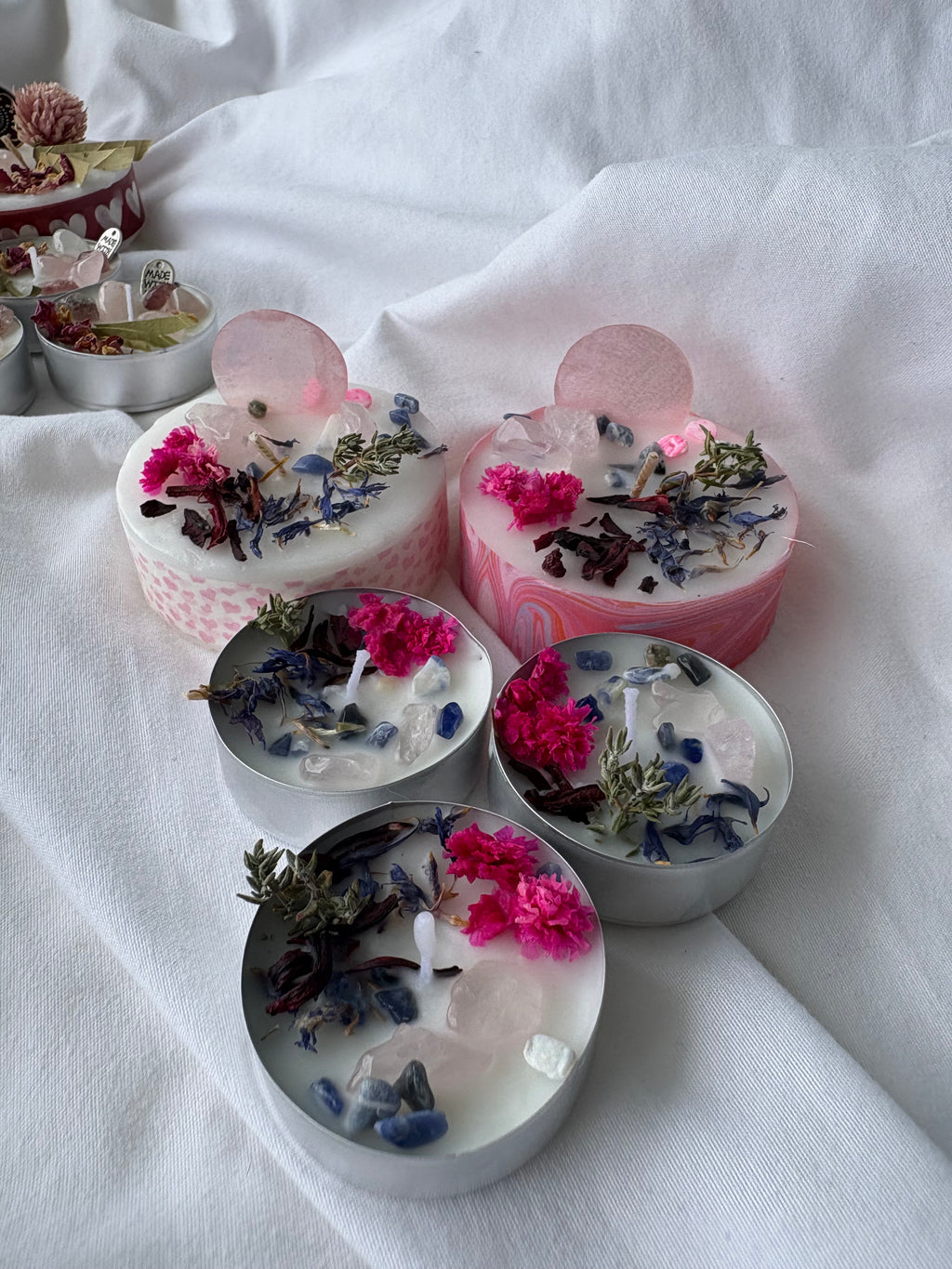 Petites bougies d'intention