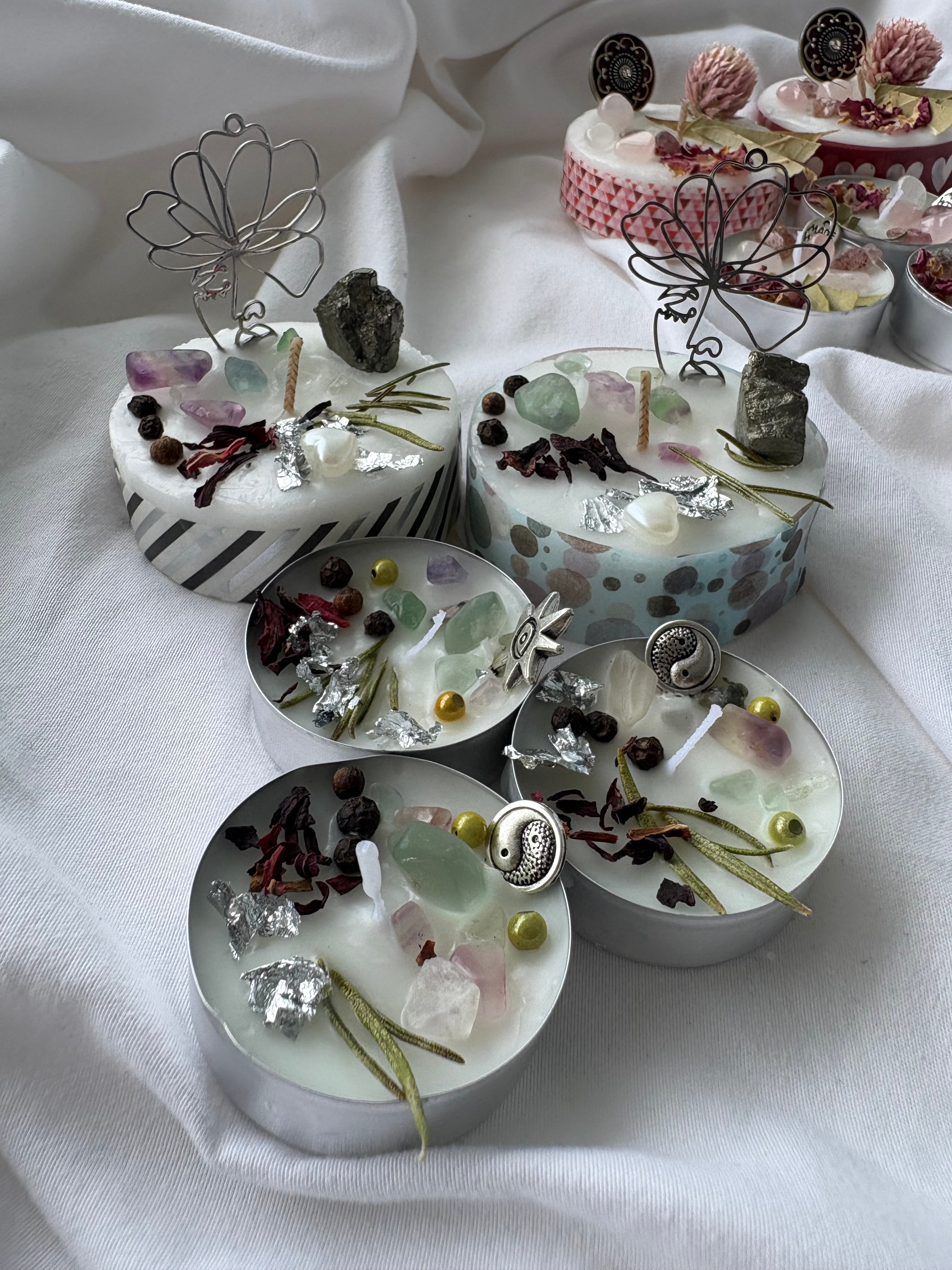 Petites bougies d'intention