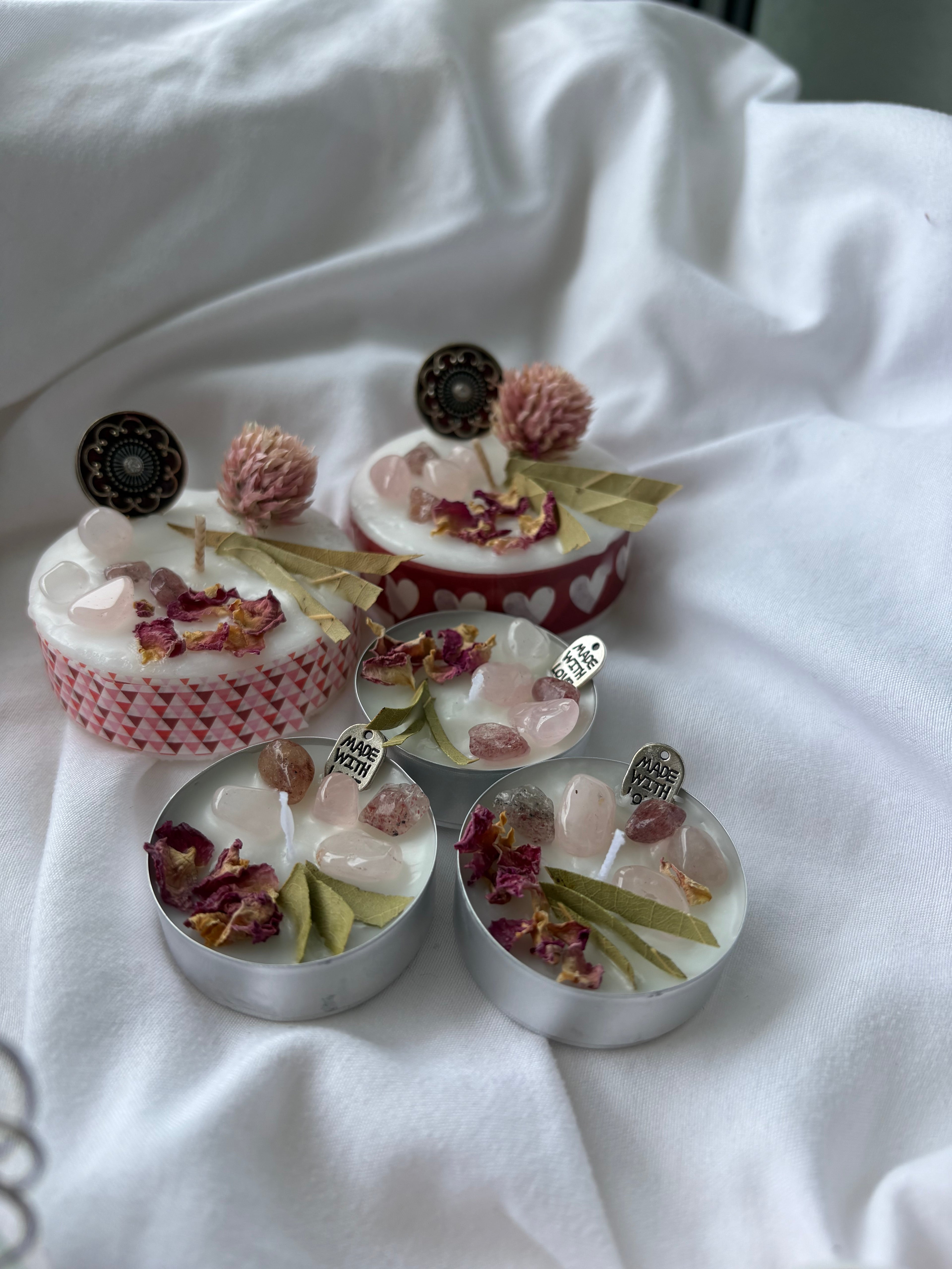 Petites bougies d'intention